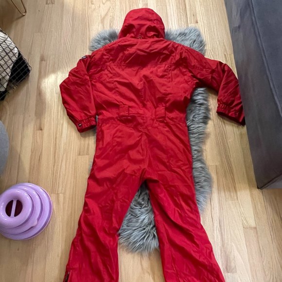 EUC Obermeyer Ladies Vintage One Piece Snowsuit, Size 8P. Red - Picture 3 of 11
